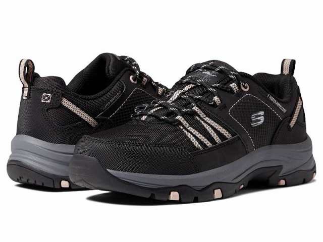 SKECHERS スケッチャーズ レディース 女性用 シューズ 靴 ブーツ ハイキング トレッキング Trego Drift In Black/Light Pink【送料無料】