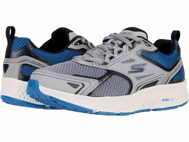 SKECHERS スケッチャーズ メンズ 男性用 シューズ 靴 スニーカー 運動靴 Go Run Consistent Vestige  Gray/Blue【送料無料】｜au PAY マーケット