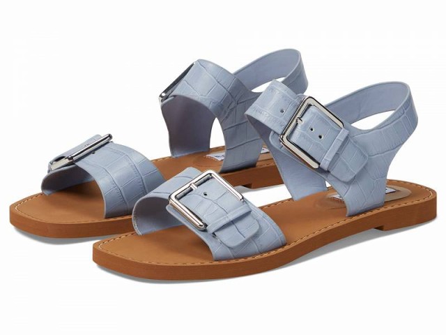 Steve Madden スティーブマデン レディース 女性用 シューズ 靴 サンダル Santo Sandal Light Blue Croco【送料無料】