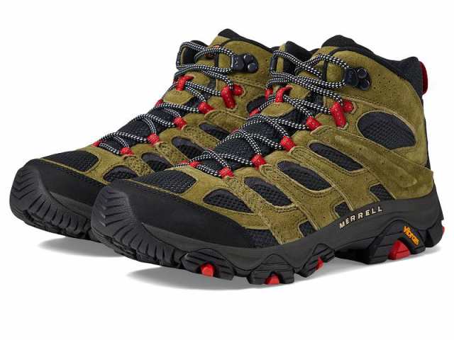 Merrell メレル メンズ 男性用 シューズ 靴 ブーツ ハイキング トレッキング Moab 3 Mid Avocado【送料無料】