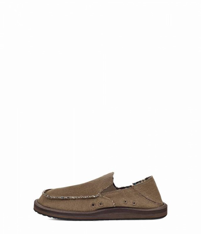 Sanuk Mens Sidewalk Surfer ST Hemp Canteen 10