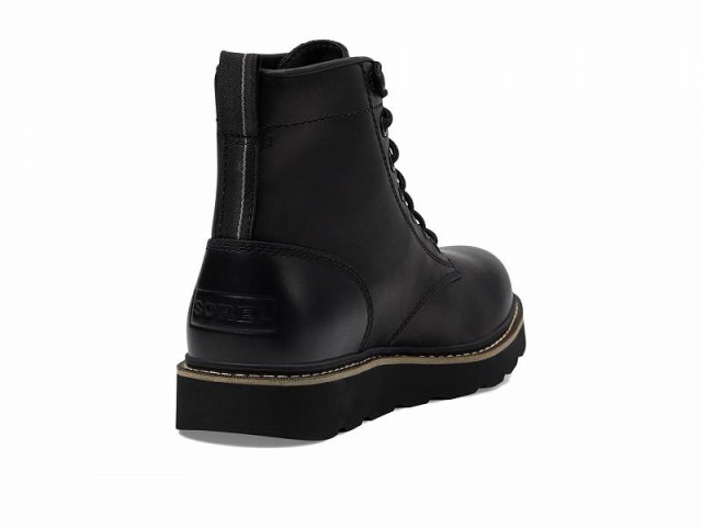 SOREL ソレル メンズ 男性用 シューズ 靴 ブーツ レースアップ 編み上げ Slabtown 62(TM) Six Waterproof Black/Chalk【送料無料】