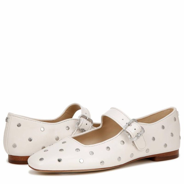 Sam Edelman サムエデルマン レディース 女性用 シューズ 靴 フラット Michaela Stud Bright White【送料無料】