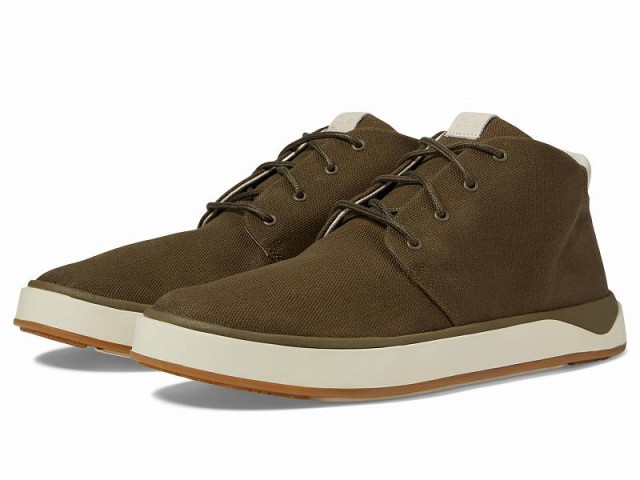 Olukai オルカイ メンズ 男性用 シューズ 靴 ブーツ チャッカブーツ Papaku Chukka Boots Olive/Olive【送料無料】