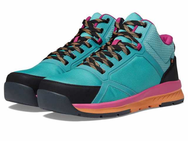 Bogs ボグス レディース 女性用 シューズ 靴 スニーカー 運動靴 Sandstone Mid Composite Safety Toe Turquoise Multi【送料無料】