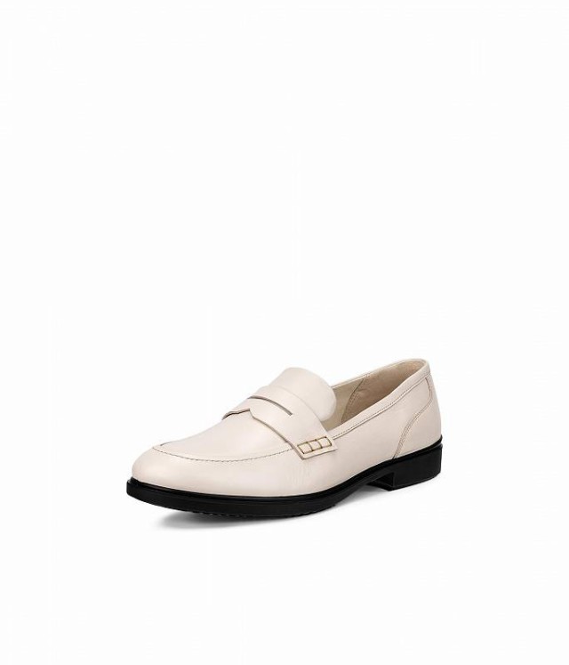 ECCO エコー レディース 女性用 シューズ 靴 ローファー ボートシューズ Dress Classic 15 Penny Loafer Limestone【送料無料】