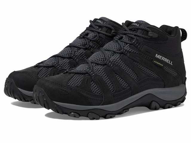 Merrell メレル メンズ 男性用 シューズ 靴 ブーツ ハイキング トレッキング Alverstone Mid Wp Black Granite