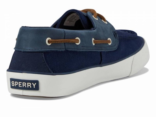 Sperry スペリー メンズ 男性用 シューズ 靴 ボートシューズ Bahama II Seasonal Navy Linen【送料無料】