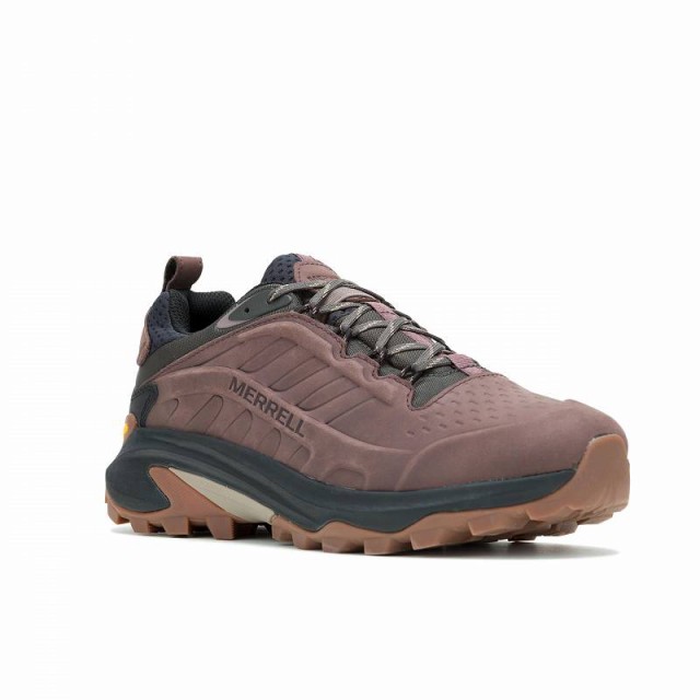 Merrell メレル メンズ 男性用 シューズ 靴 ブーツ ハイキング トレッキング Moab Speed 2 Leather Waterproof Peppercorn【送料無料】