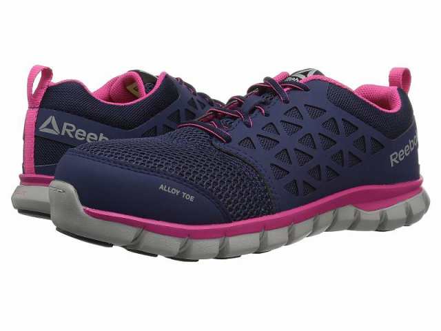 Reebok Work リーボック レディース 女性用 シューズ 靴 スニーカー 運動靴 Sublite Cushion Work Alloy Toe EH Navy/Pink【送料無料】