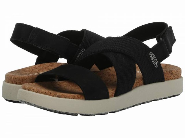 Keen キーン レディース 女性用 シューズ 靴 サンダル Elle Crisscross Black/Birch【送料無料】