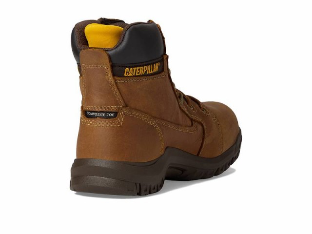 Caterpillar キャタピラー レディース 女性用 シューズ 靴 ブーツ ワークブーツ Resorption CT WP Leather Brown【送料無料】