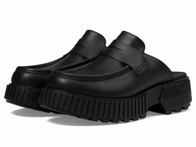 SOREL ソレル レディース 女性用 シューズ 靴 ローファー ボートシューズ ONA(TM) AVE Loafer Black/Jet【送料無料】