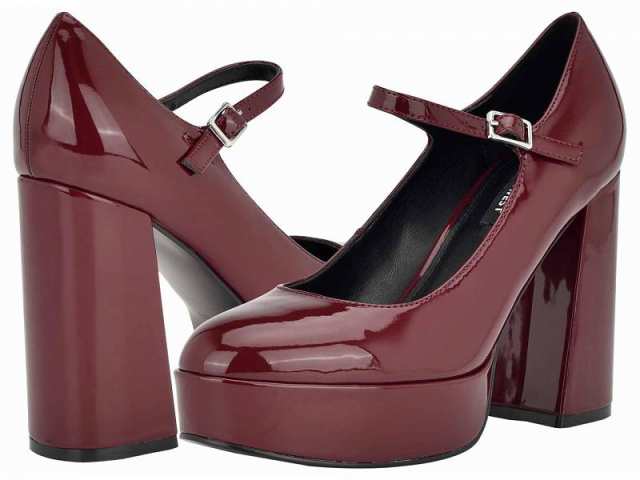 Nine West ナインウエスト レディース 女性用 シューズ 靴 ヒール Pretz Burgundy Patent【送料無料】