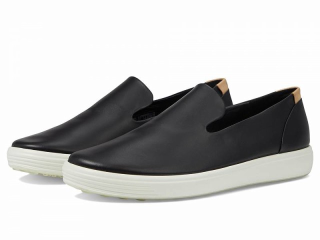 ECCO エコー レディース 女性用 シューズ 靴 スニーカー 運動靴 Soft 7 Slip-On Sneaker Black/Powder【送料無料】