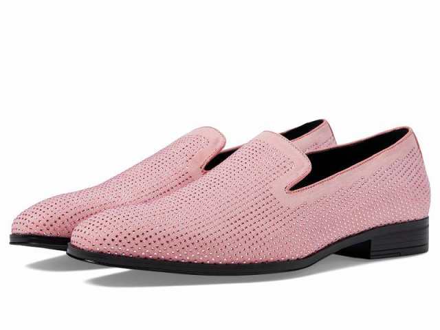 Stacy Adams ステーシーアダムス メンズ 男性用 シューズ 靴 ローファー Suave Rhinestone Slip-On Blush Pink【送料無料】