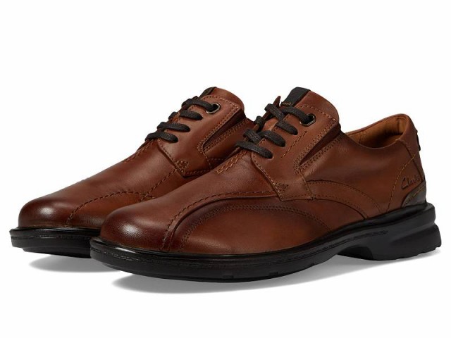 Clarks クラークス メンズ 男性用 シューズ 靴 オックスフォード 紳士靴 通勤靴 Gessler Lace Dark Tan Leather【送料無料】