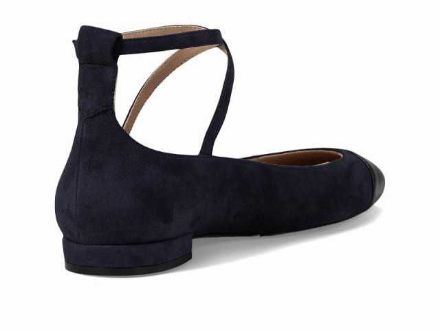 Stuart Weitzman スチュアートワイツマン レディース 女性用 シューズ 靴 フラット Eden Strap Flat Marine Blue/Black【送料無料】