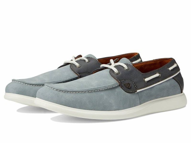 Stacy Adams ステーシーアダムス メンズ 男性用 シューズ 靴 ボートシューズ Reid Boat Shoe Light Blue Multi【送料無料】