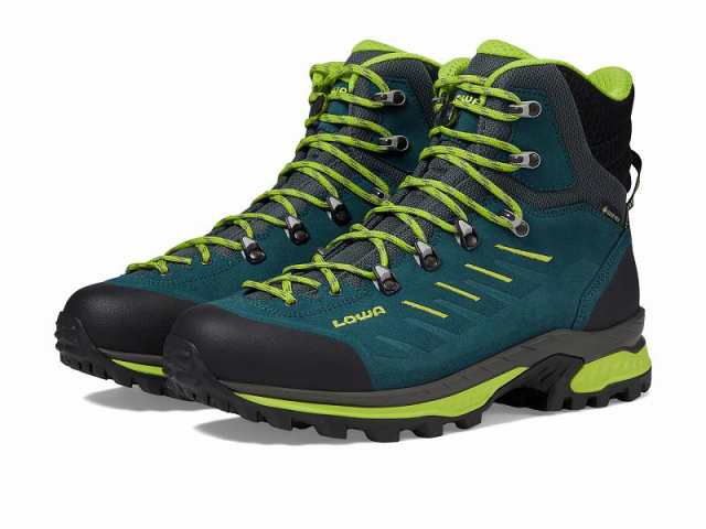 Lowa ローバー メンズ 男性用 シューズ 靴 ブーツ ハイキング トレッキング Randir GTX Mid Blue/Lime【送料無料】