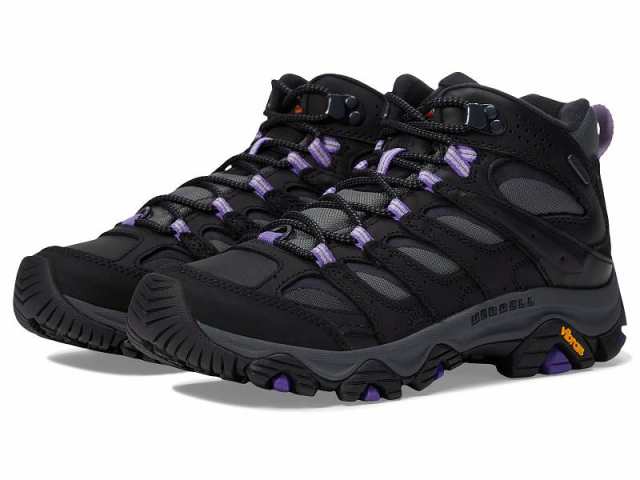 Merrell メレル レディース 女性用 シューズ 靴 ブーツ スノーブーツ Moab 3 Thermo Mid WP Black/Orchid【送料無料】