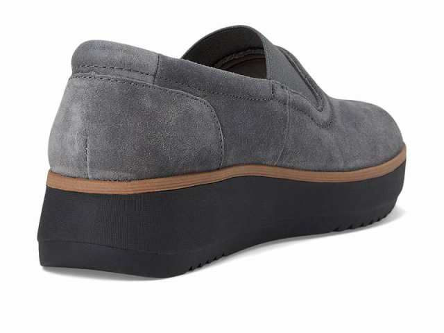 Clarks クラークス レディース 女性用 シューズ 靴 フラット Zylah Sky Dark Grey Suede【送料無料】