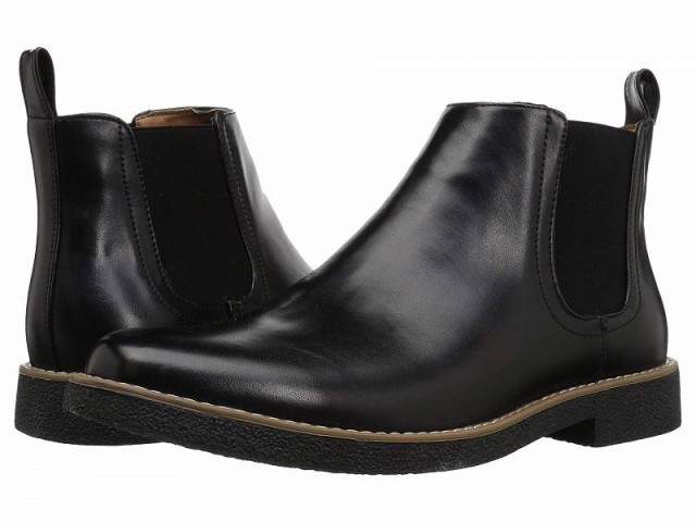 Deer Stags デアスタッグズ メンズ 男性用 シューズ 靴 ブーツ チェルシーブーツ Rockland Black/Black【送料無料】