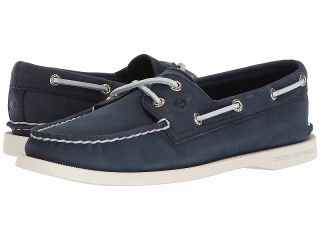 Sperry スペリー レディース 女性用 シューズ 靴 ボートシューズ Authentic Original A/O 2 Eye Navy 2【送料無料】