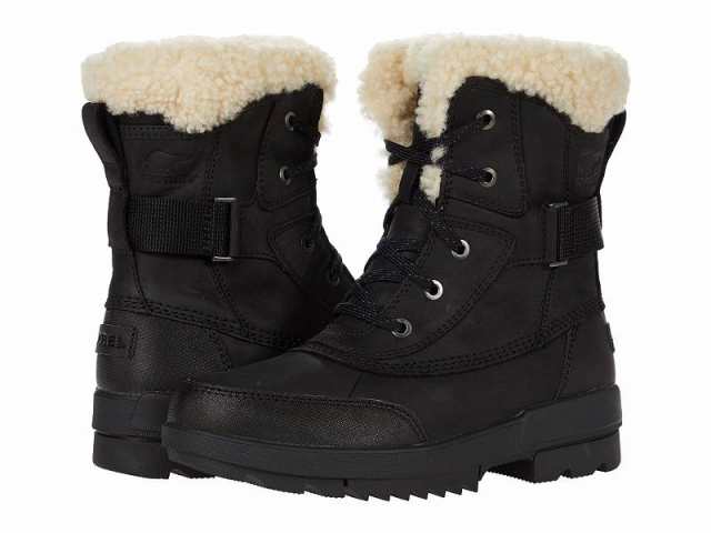 SOREL ソレル レディース 女性用 シューズ 靴 ブーツ スノーブーツ Tivoli(TM) IV Parc Boot Black/Sea Salt【送料無料】