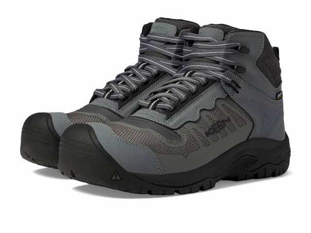 Keen Utility キーン メンズ 男性用 シューズ 靴 ブーツ ワークブーツ Reno KBF Mid Waterproof (Comp Toe) Magnet/Black【送料無料】