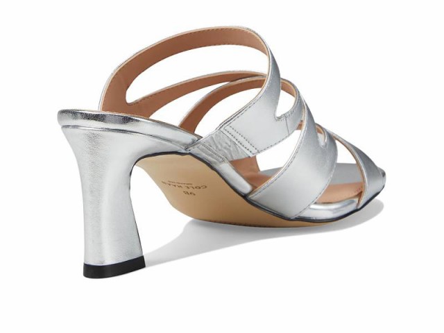 Cole Haan コールハーン レディース 女性用 シューズ 靴 ヒール Alyse Heeled Sandal 65 mm Silver Specchio Leather【送料無料】