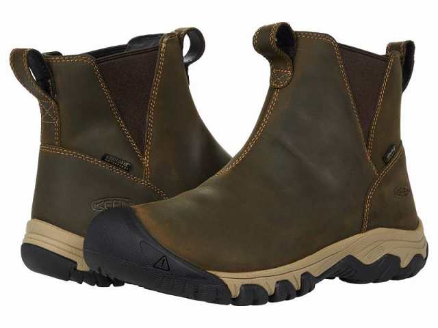 Keen キーン レディース 女性用 シューズ 靴 ブーツ チェルシーブーツ アンクル Greta Chelsea WP Olive/Timberwolf【送料無料】