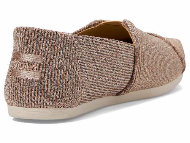 TOMS トムス レディース 女性用 シューズ 靴 ローファー ボートシューズ Alpargata CloudBound Gold Sparkle Knit【送料無料】