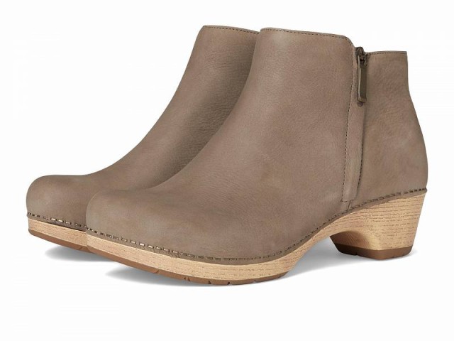 Dansko ダンスコ レディース 女性用 シューズ 靴 ブーツ アンクル ショートブーツ Lizanne Taupe Milled Nubuck【送料無料】