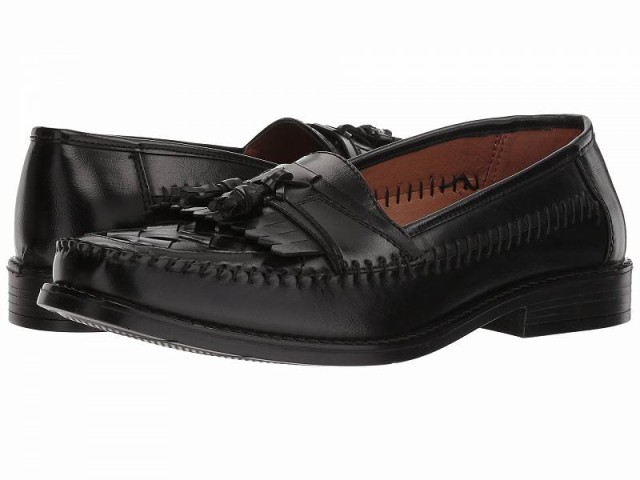 Deer Stags デアスタッグズ メンズ 男性用 シューズ 靴 ローファー Herman Tassel Loafer Jet Black Simulated Leather【送料無料】