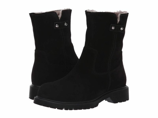 La Canadienne ラカナディアン レディース 女性用 シューズ 靴 ブーツ スノーブーツ Hunter Black Suede/Shearling Lined【送料無料】