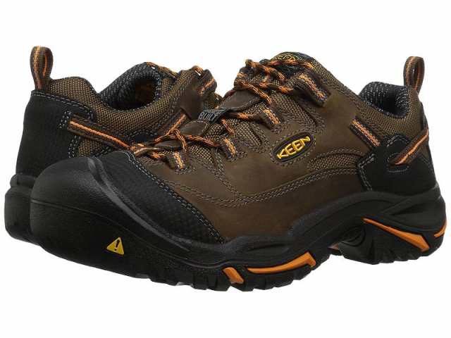 Keen Utility キーン メンズ 男性用 シューズ 靴 スニーカー 運動靴 Braddock Low Soft Toe Cascade Brown/Orange Ochre【送料無料】