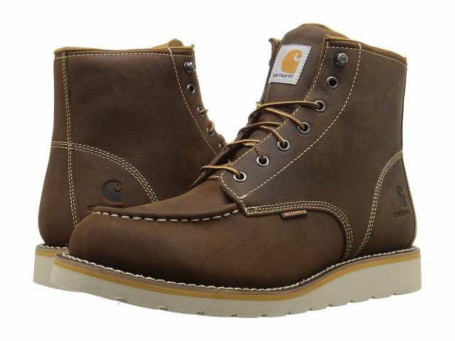 Carhartt カーハート メンズ 男性用 シューズ 靴 ブーツ ワークブーツ 6-Inch Non-Safety Toe Wedge Boot Brown Oil Tanned【送料無料】