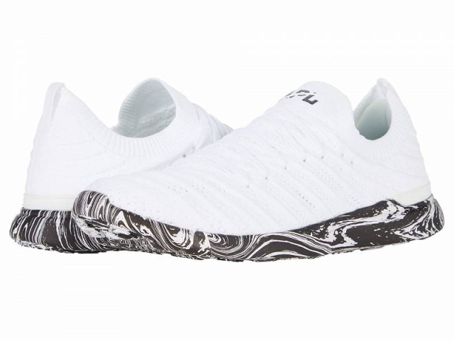 Athletic Propulsion Labs (APL) レディース 女性用 シューズ 靴 スニーカー 運動靴 Techloom Wave White/Black/Marble【送料無料】