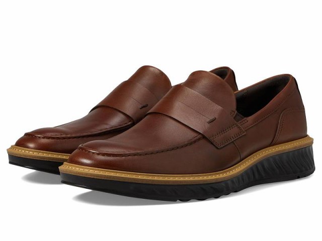 ECCO エコー メンズ 男性用 シューズ 靴 ローファー St.1 Hybrid Penny Loafer Cognac【送料無料】