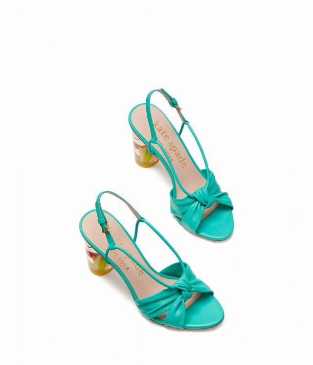 Kate Spade New York ケイト・スペード レディース 女性用 シューズ 靴 ヒール Mai Tai Heel Clean Green【送料無料】