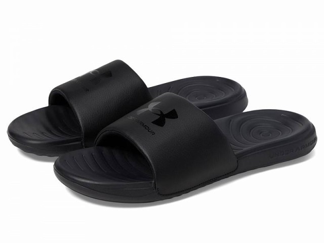 Under Armour アンダーアーマー メンズ 男性用 シューズ 靴 サンダル Ansa Fix Slides Black/Black【送料無料】