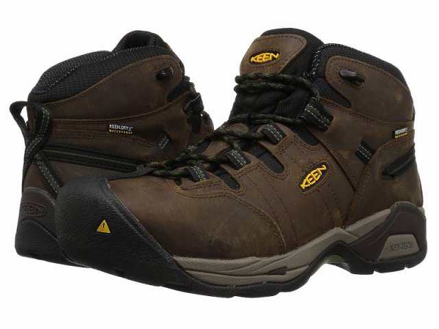 Keen Utility キーン メンズ 男性用 シューズ 靴 ブーツ ワークブーツ Detroit XT Mid Steel Toe Waterproof Cascade【送料無料】