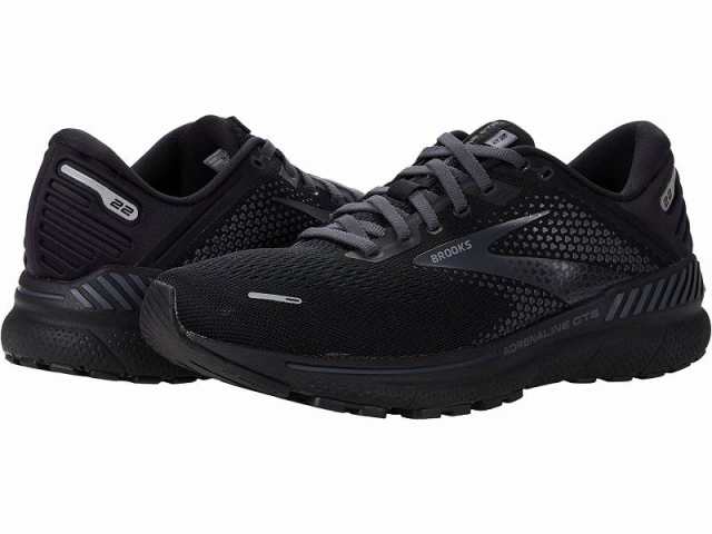 Brooks ブルックス メンズ 男性用 シューズ 靴 スニーカー 運動靴 Adrenaline GTS 22  Black/Black/Ebony【送料無料】｜au PAY マーケット