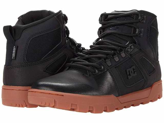 DC ディーシー メンズ 男性用 シューズ 靴 スニーカー 運動靴 Pure High-Top WR Boot Black/Gum  1【送料無料】｜au PAY マーケット