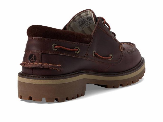 Sperry スペリー メンズ 男性用 シューズ 靴 ボートシューズ A/O Lug 3-Eye Brown 3【送料無料】