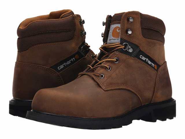 Carhartt カーハート メンズ 男性用 シューズ 靴 ブーツ ワークブーツ Traditional Welt 6 Steel Toe Work Boot Crazy Horse【送料無料】