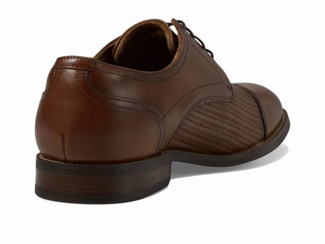 Florsheim フローシャイム メンズ 男性用 シューズ 靴 オックスフォード 紳士靴 通勤靴 Rucci Weave Cap Toe Oxford Cognac【送料無料】