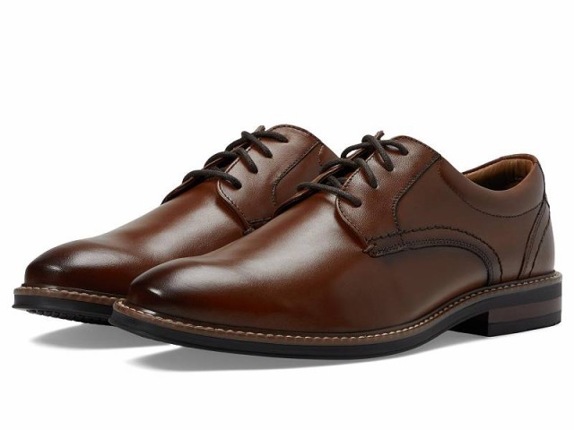 Nunn Bush ナンブッシュ メンズ 男性用 シューズ 靴 オックスフォード 紳士靴 通勤靴 Calderone Plain Toe Oxford Cognac【送料無料】