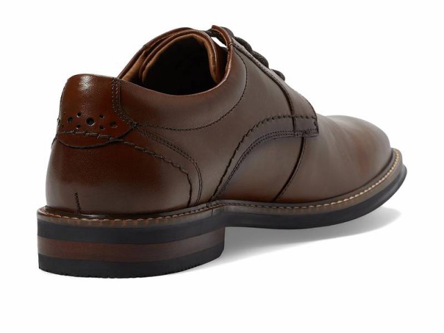 Nunn Bush ナンブッシュ メンズ 男性用 シューズ 靴 オックスフォード 紳士靴 通勤靴 Calderone Plain Toe Oxford Cognac【送料無料】